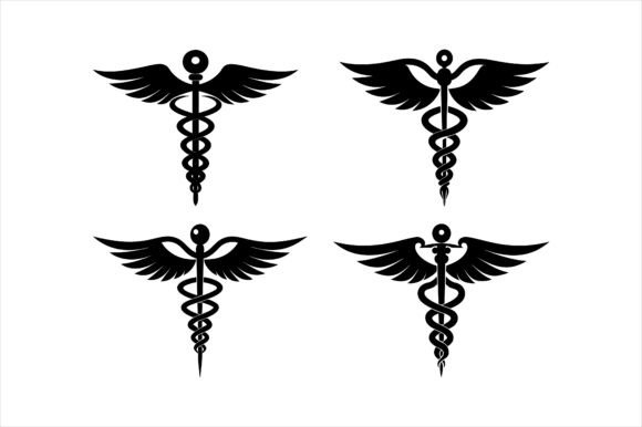 Medical Symbol Icon Silhouette Bundle