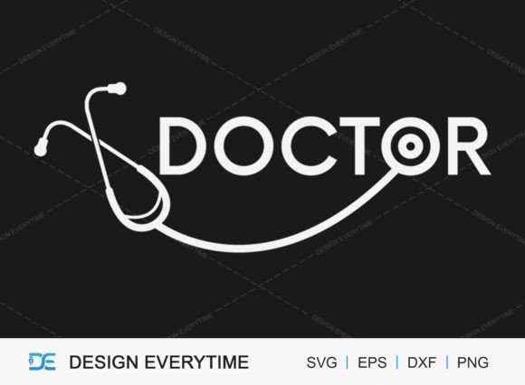 Stethoscope Logo SVG for Medical Branding