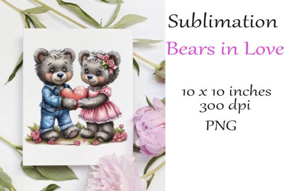 Sublimation of the Bears in Love Graphics