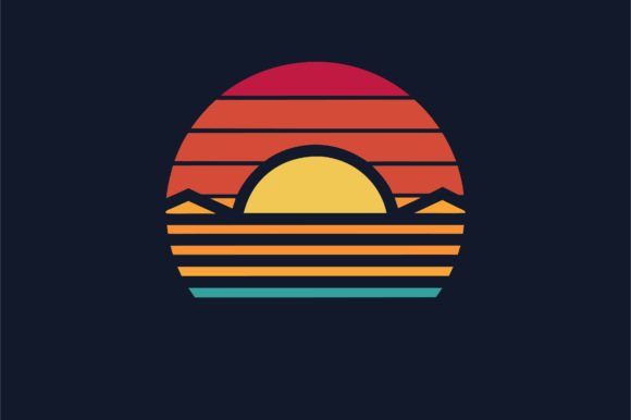 Sunset Logo Design: A Graphic Asset for Modern Publishing